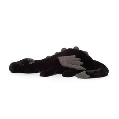 Jellycat Onyx Dragon Plush – Black – RETIRED RARE 50cm – NEW WITH TAGS