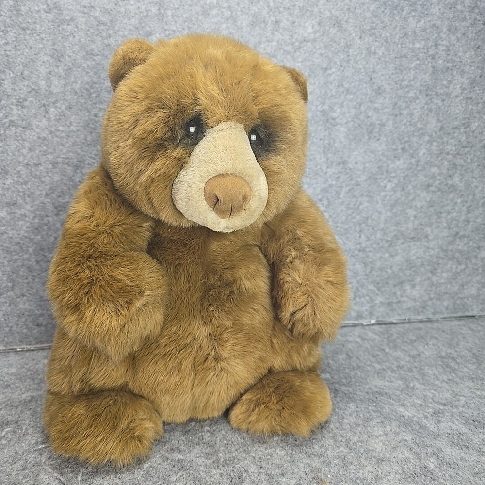 Retired Vintage Plush Dakin Lou Rankin Friends Jasper Brown Teddy Bear 12″
