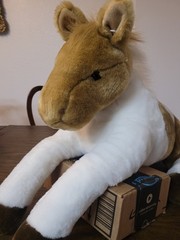 Best Made Toys Paint Horse Plush Stuffed Animal Toy 18 Inch Long Vintage