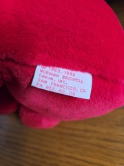 Dakin Clifford the Big Red Dog Plush w/ Santa Hat Small 6-14in 1992 MPN 81510