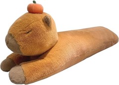 47-inch Capybara Plush Long Body Pillow – Machine Washable for Easy Care