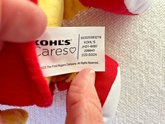 Daniel Tiger’s Neighborhood Set of 2 One Kohl Cares’s Plush One Merry Xmas Book
