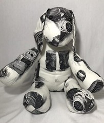 Puppy Dog Plush Stuffed Animal 13” Cameras Lens Photography Floppy Ears Toy Pup