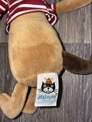 Jellycat Beatnik Buddy Sausage Dog Retired Rare Size Medium 11 inches