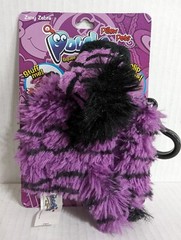 Zany Zebra Pillow Pets Poucheez Bag Charm Purple New
