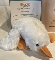 Hugz Official Weighted Stuffed Animal 3.8 lb – Quackers The Duck