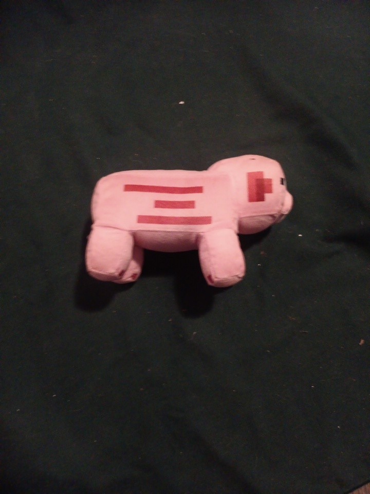 Minecraft Pig Plush Doll Toy Video Game Merchandise