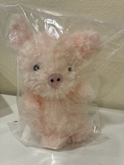 Mini Pink Plush Pig Stuffed Animal Toy, Under 6 in, Ages 3+ Years (NEW!!)