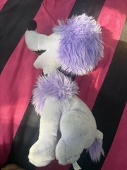 2003 Cleo Purple Poodle Clifford The Big Red Dog Plushie Stuffed Animal