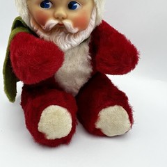 Vintage Baby Santa Doll Plush Knickerbocker Toy Co. 1955 Rubber Face NICE!