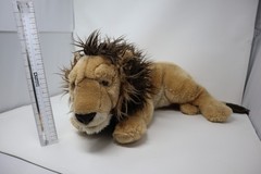 FAO Schwarz Toys R Us Realistic Lion Plush Toy Stuffed Animal ~20″