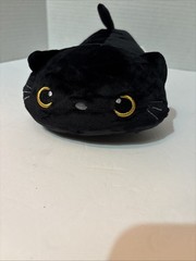 WEIGHTED 10” Black Cat Plush Heavy Stuffed Animal Cute SOFT Anxiety Autism Comfy