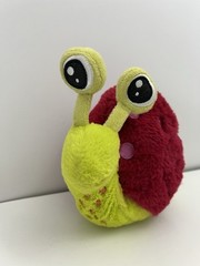 Snail Plush 8″ Walmart Stuffed Animal Green Red Pink Polka Dot Kid Toy 307199