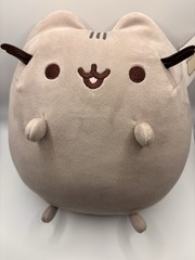 Pusheen The Cat Sitting Pose Squisheen Plush, Squishy Gray, 11” NWT
