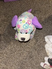 Ganz Webkinz Peace Out Puppy HM693 Plush No Code Stuffed Animal Dog