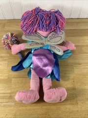 Sea World Sesame Street Place Exclusive Abby Cadabby Fairy Plush 16”