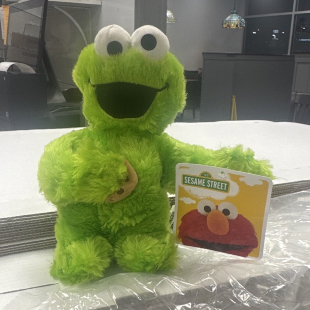 Sesame Street Green Plush Toy Small Washable 2022 3+ Years Ages 3-4 8-11