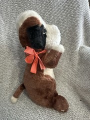 Superior Toy And Novelty Brand Mid-Century Vintage Stuffed Dog