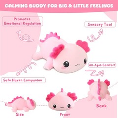 TOYSYM Weighted Stuffed Animals, Axolotl Animal with Small,