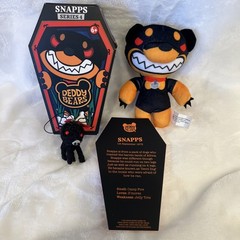 Deddy Bears Series 4 Snapps, Coffin Plush Stuffed Animal & Yarn Voodoo Doll