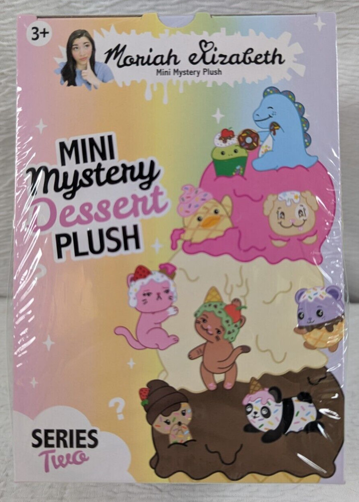 Mariah Elizabeth – Mini Mystery Dessert Plush – Series 2 – New / Sealed – 6 Inch