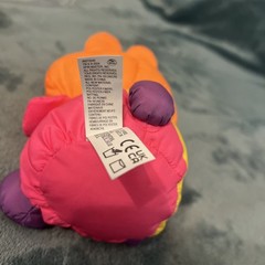 Swisheez Bowie The Bunny 7″ Retro Plush Neon Colors Parachute Fabric