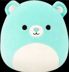 Belinda Bear 8” Squishmallows Plush Aqua Mint Green Jazwares NWT