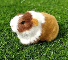 Brown Guinea Pig 5 Inch Fur Stuffed Animal Plush Toys Toddler Doll Kids Gifts