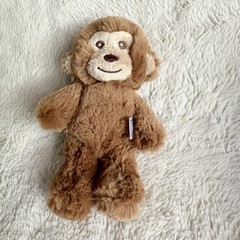 Starting Out Aurora Brown Monkey Rattle Plush 7” Infant Stuffed Animal Toy 2020