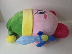KIRBY with Sword JUMBO 16″ Large Mega Plush Nintendo Link Stuffed Toy with Tag