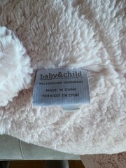 Restoratiion Hardware Baby & Child Large Plush Pink Bunny Rabbit ~ Excellent