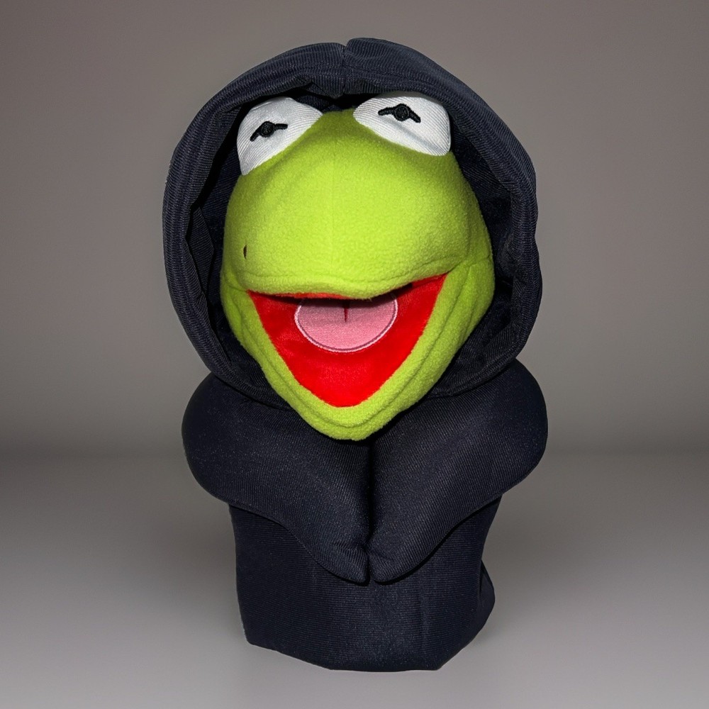 12” Disney Muppets Evil Kermit The Frog In a Cape Constantine Plush Hand Puppet