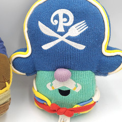 Vintage VeggieTales Pirates who don’t do anything Knit Stuffed Plush Big Idea