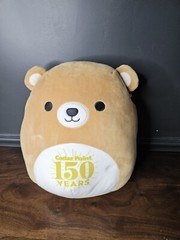 Squishmallow Cedar Point 150 YEARS Exclusive 12 inch Goldie Bear Limited Edition