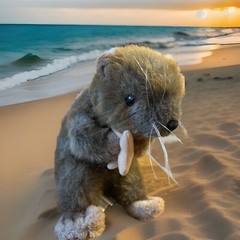 Ganz Skipper Sea Otter 9″ Plush, Holding Starfish