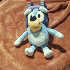Bluey Dog Plush Stuffed Animal Toy Blue/Light Blue/Cream Small 6-14in 2018