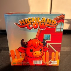PPNC Five Below Highland Cow Jumbo Squishy Toy Orange Stretch Squeeze Toy