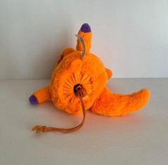 Reversible Pumpkin Bat Plush Halloween Stuffed Toy