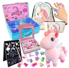 Unicorn Gifts for Girls Age 5 6 7 8 Years Old-Unicorn Surprise Box w/ Plush..318