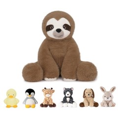 14″ | 3.5 Pound Sloth Weighted Animals for Adults & Kid, Calming Sloth Plush …