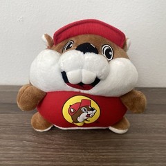 Buc-ees Jaag Brand Plush 7″ Bucee The Beaver Round Plush Ball Stuffed Animal