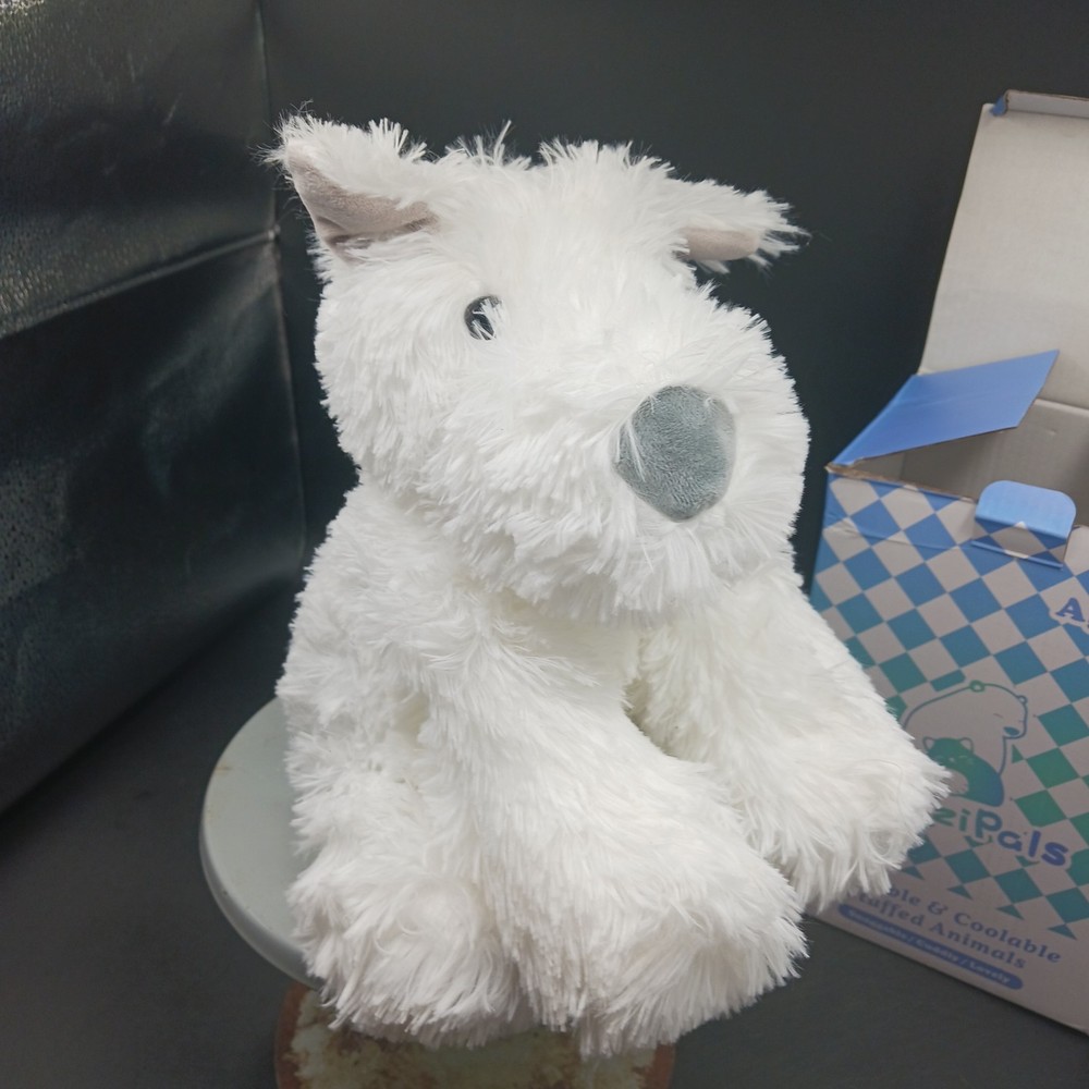 Suzzipals Hot/Cool Lavender Westie Dog Calm Cuddle Weight Plush Autism Adhd NIB