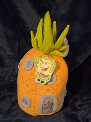 13″ SpongeBob SquarePants Pineapple House Nanco 2002 Plush Stuffed Animal-NWT