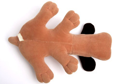 Vintage Pound Puppies Light Brown with Dark Brown Spots 18″ Puppy Tonka 1985