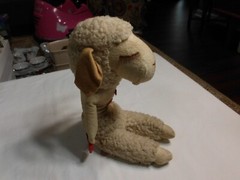 Vintage 1957 Original Knickerbocker Plush Lamb Chop Stuffed Animal
