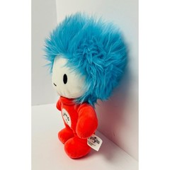 Universal Studios Dr Seuss Thing 2 Plush Blue Hair Red Stuffed Toy 10 inch 2016