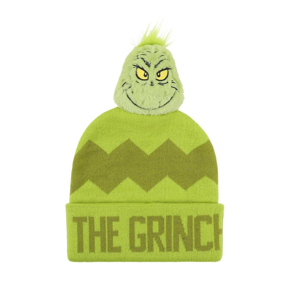 Dr. Seuss The Grinch Plush 3D Cuff Beanie