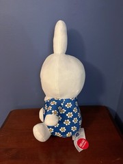 NEW Big 20” inch Miffy Blue Flower Dress Plush Doll Stuffed Toy Prize Round 1