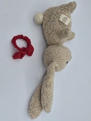 VTG Russ Berrie Home Buddies Nibbles Bunny Plush 5” Terry Cloth Beanie Tush Tag
