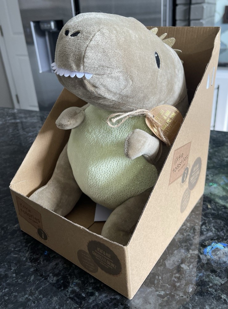 Little Toasties New Zealand Stuffed Animal Dinosaur NIB Microwavable Heat & Hug